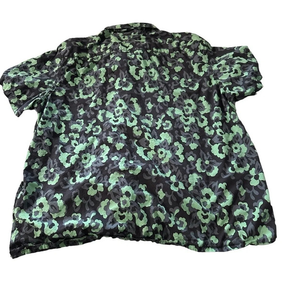 Levi's men's XXL relaxed fit blue floral button down short sleeve - Picture 2 of 4